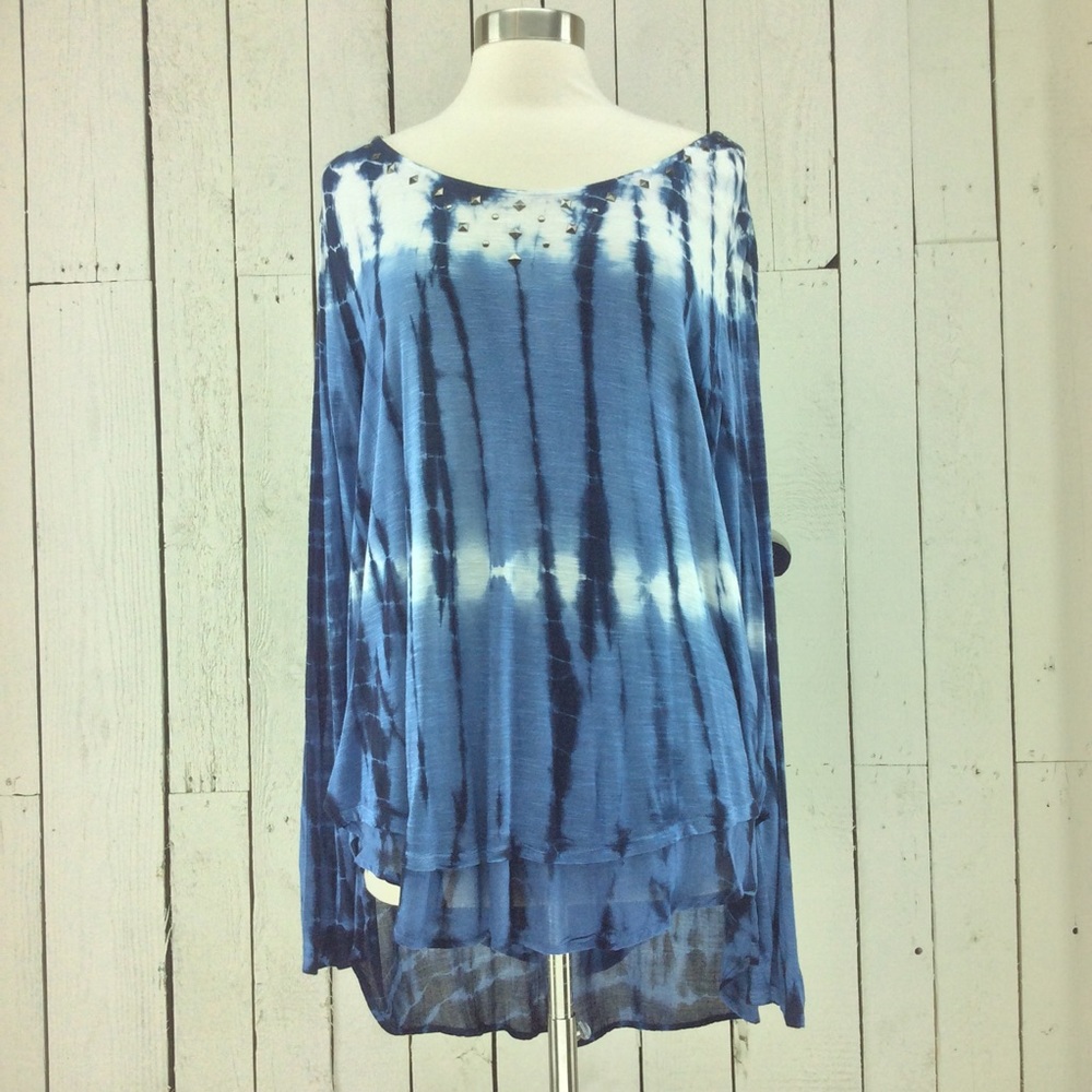 RYB tie dye studded tunic Size XL